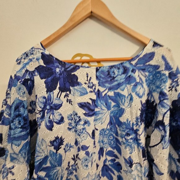 (NWT) H&M Eyelet Dress with Embroidery (Cotton) Size 4XL - Picture 6 of 14